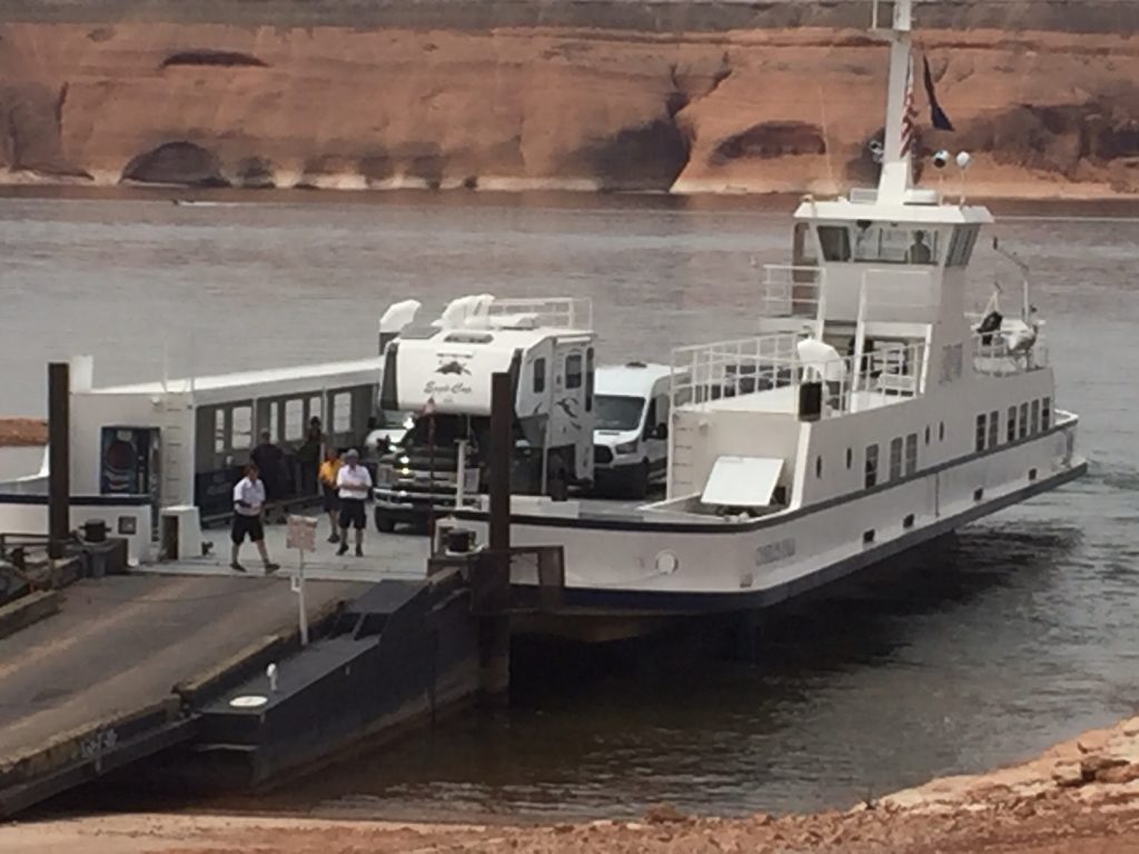 The ferry on Lake Powell is also maintained by Equipment Operations shops