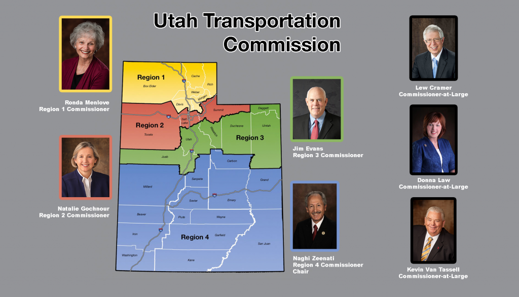 Commissioners area of responsibility map
