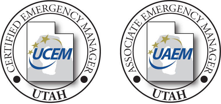 two logos of utah C E M and A E M