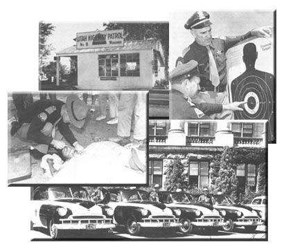 Historical photos of UHP cars and weapons training