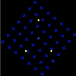 Click for demonstration of motion induced blindness 