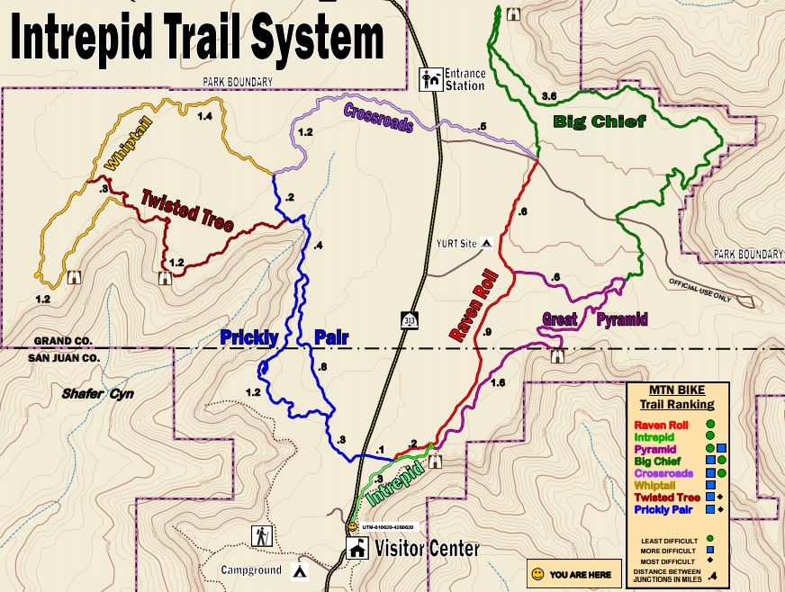 Sand Hollow Trail Map Intrepid Mountain Biking Trail | Utah State Parks