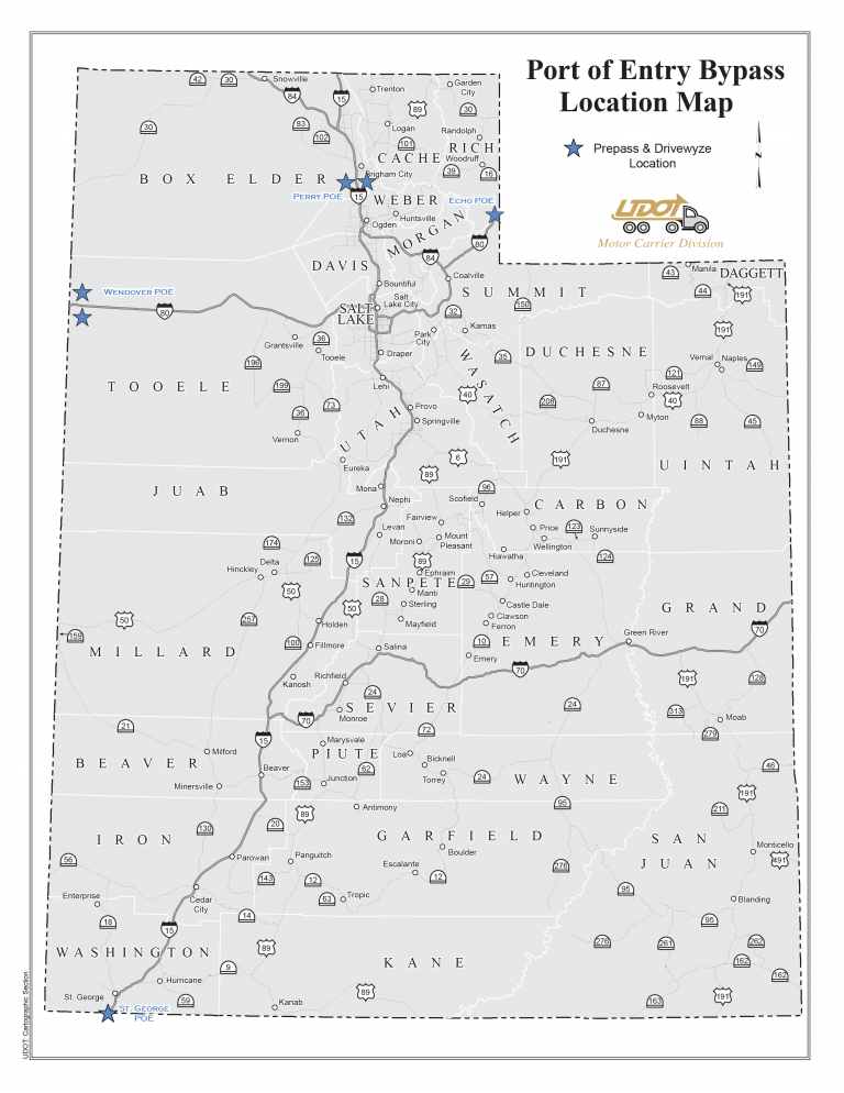 Port of Entry Bypass Options UDOT