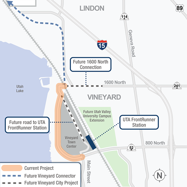 UDOT to begin construction of next phase to extend Vineyard Connector