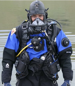 Police Diver Massachusetts State Police Underwater Recovery Unit Dive Team 