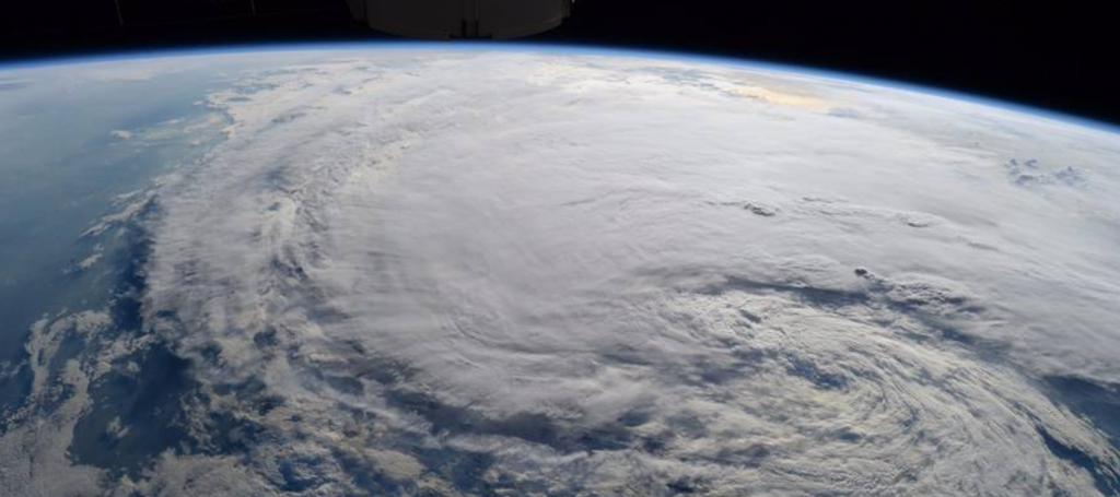view of tropical storm harvey from space courtesy of NASA
