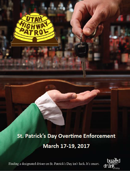 Screen cap of cover of St. Patrick's Day DUI report