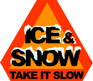 Ice and snow, take it slow