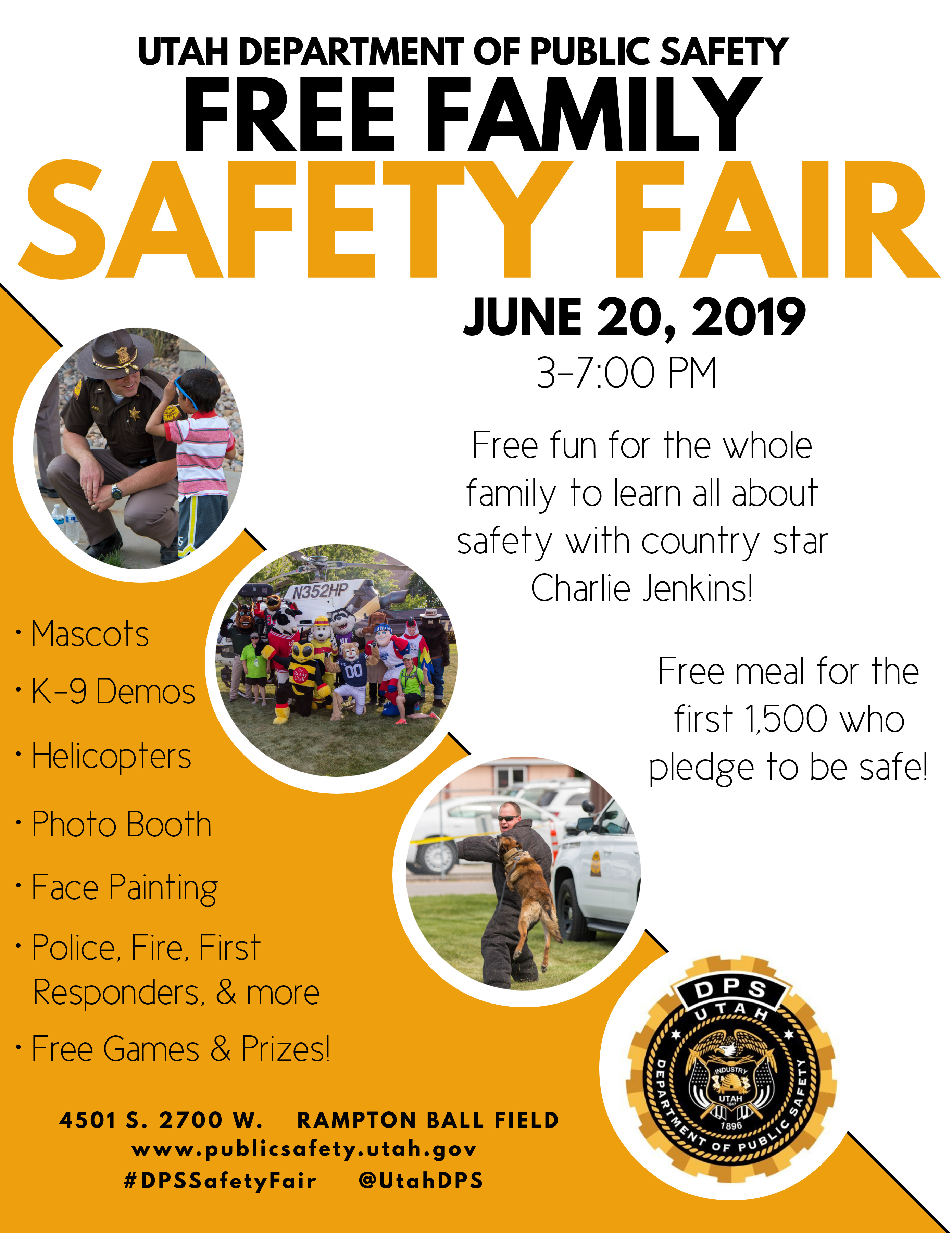 2019 DPS Safety Fair June 20 3-7 pm