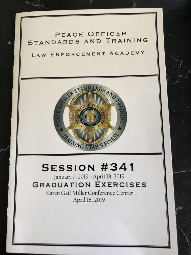 Cover of the program for POST graduation for session #341