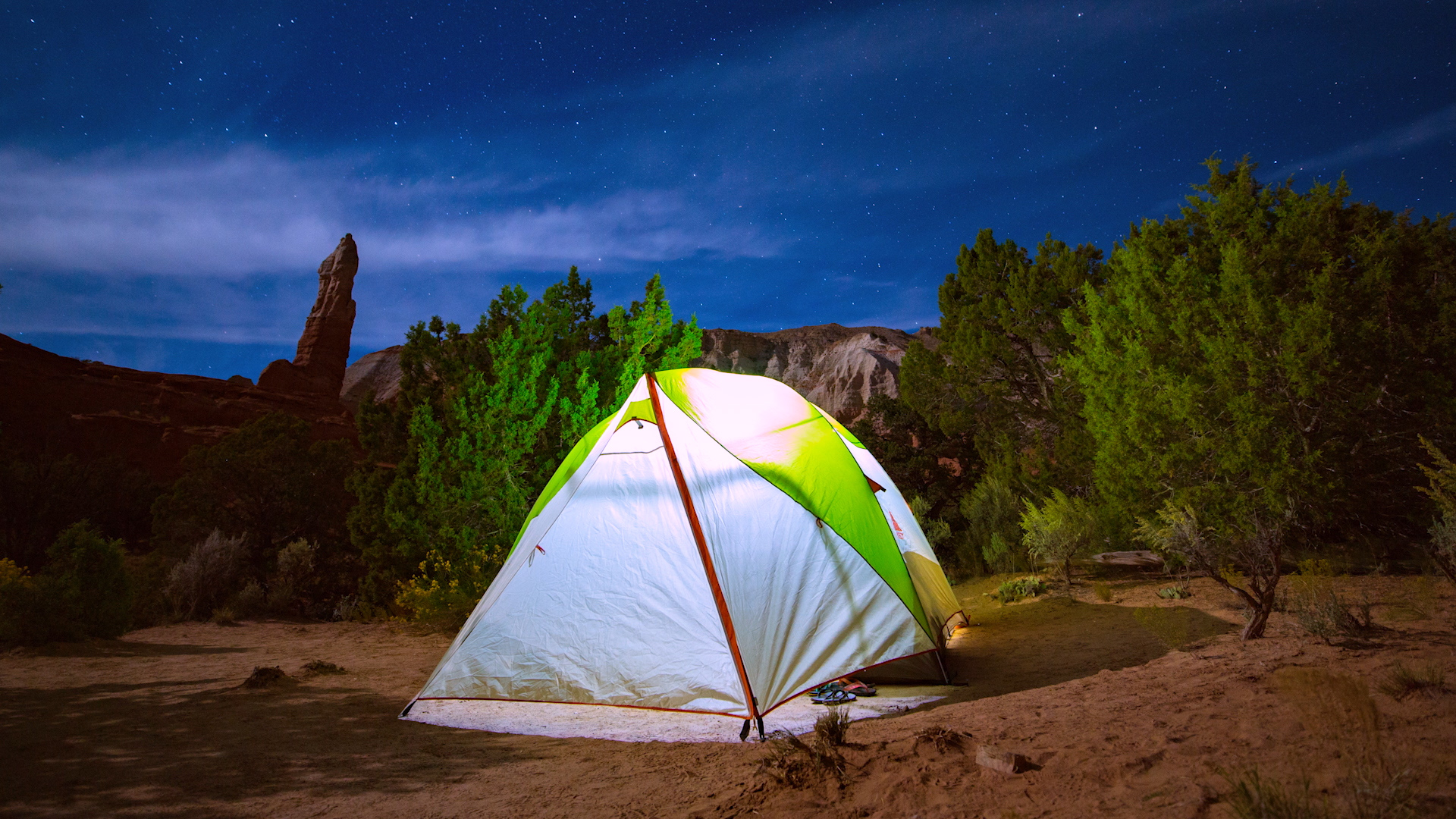 Tent camping outlet sites